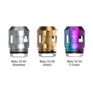 Smok TFV8 Baby V2 Coils – 3 Pack [Stainless, A3]