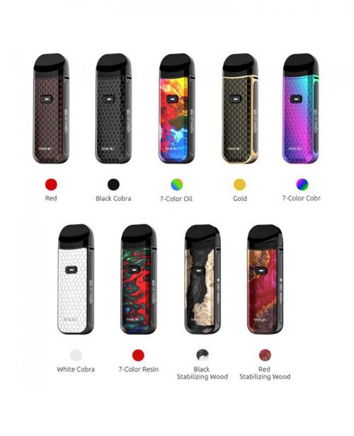Smok Nord 2 Pod Kit [Stabilized Wood Red]