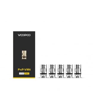Voopoo PNP Coils – 5 Pack [VM6, 0.15ohm]